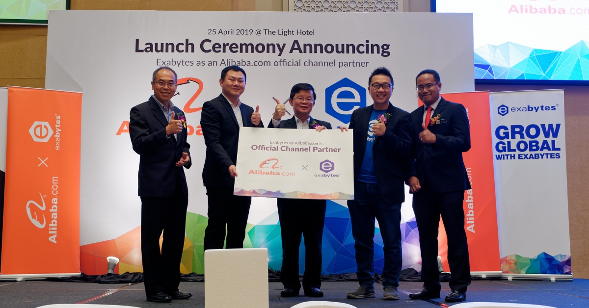 Alibaba.com and Exabytes partner launching ceremony