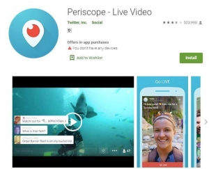 Periscope live streaming